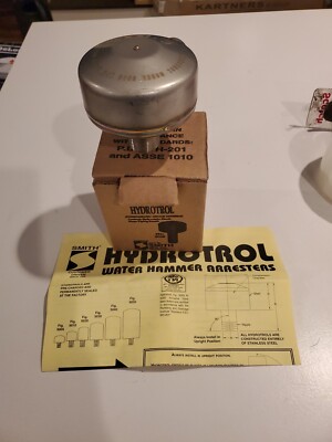 3/4'' Jay R. Smith WATER HAMMER ARRESTER 5005 hydrotrol