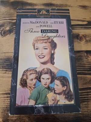 Three Daring Daughters VHS 1948 Jeanette MacDonald, Jane Powell