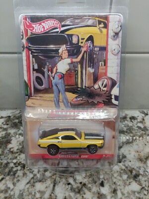 2007 Hot Wheels RLC MUSTANG MACH 1 RLC Rewards Series Yellow 3/4  #2182/6962 MOC