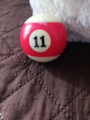VTG Replacement Billiard Pool Ball 2 1/4'' Diameter Standard # 11 Stripe Red**
