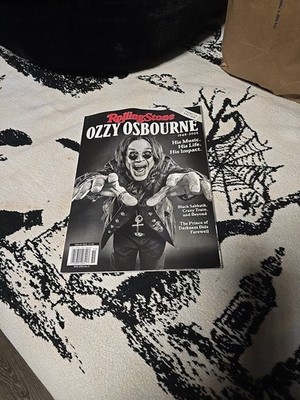レアOzzy OsbournTributeポスターlimited edition OZZY OSBOURNE 1948-2025 - ROLLING STONE MAGAZINE - TRIBUTE