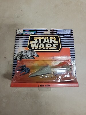 Micro Machines Star Wars Set Imperial Star Destroyer Tie Interceptor,1997 (B204)