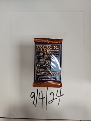 Magic the Gathering MTG Apocalypse Booster Pack Unopened/Factory Sealed 