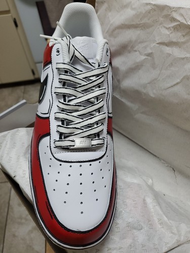 Custom Nike Air Force 1 Shoes White Rope Laces | eBay