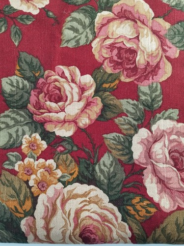 Raymond Waites Lucia Multi Color Floral Rose Red Decorator -100