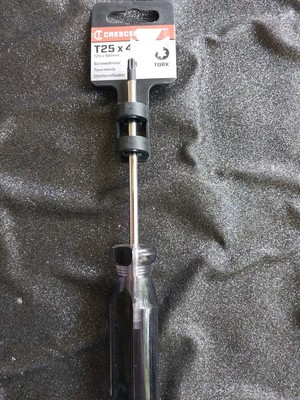 Crescent T25 X 4inch  CT254 Torx Tip Screwdriver 