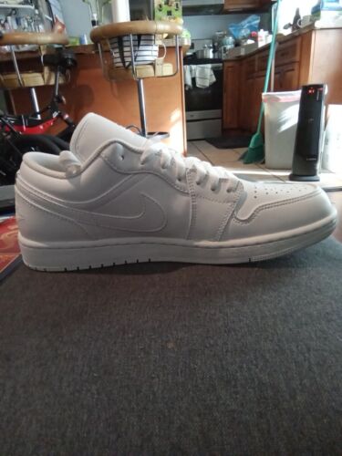 Nike Air Jordan 1 Low Triple White 553558-136 Mens New | eBay Nike Air Jordan 1 Low Triple White 553558-136 Mens New | eBay