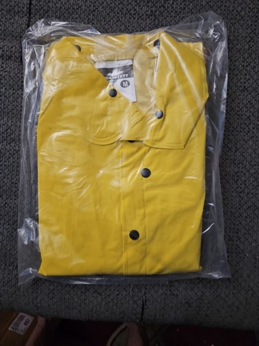 River City Garments Classic Style 49" Pvc High Vis Raincoat- Medium