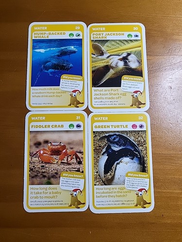 Woolworths Aussie Animals TARONGA (Water)🏆#29,30,31,32 - 4