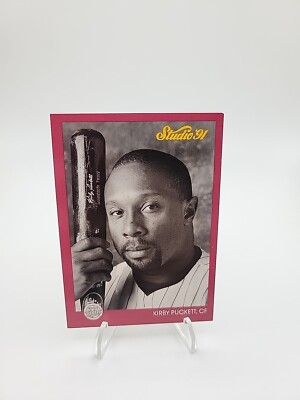 1991 Leaf Studio #90 Kirby Puckett Minnesota Twins Baseball Card
