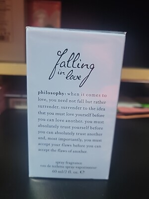 Philosophy Falling In Love Eau De Toilette Spray 2 fl oz. 60 ml NEW SEALED BOX