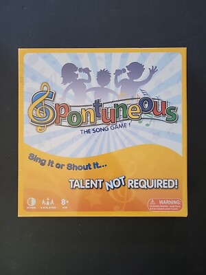 Spontuneous - The Song Game - Sing It or Shout It - Talent NOT Required NEW