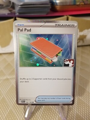 Pal Pad Holo Pokemon Prize Pack Series 4 Promo Pokemon Card NM/LP Play Stamp