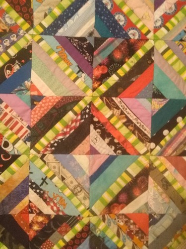 Strip Quilt 38 By 48