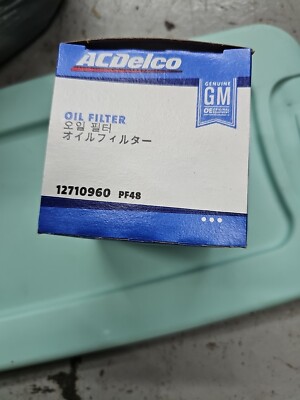 Genuine GM ACDelco Engine Oil Filter PF48 PF48E PF48F