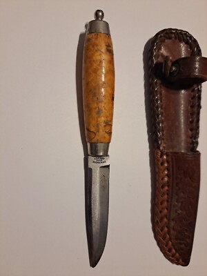 VINTAGE Erik Frost Mora Sweden Knife w/ Sheath