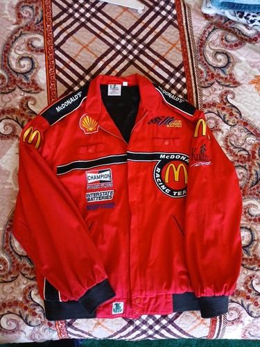 ファイアーストーン レーシング オフィシャル ナイロン ジャケット L 90s VTG Firestone Racing Firehawk Retro 90s Colorblock Anorak