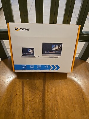 K-CEVE 2 ports KVM SWITCH DUAL DISPLAY HDMI KVM202 New In Box