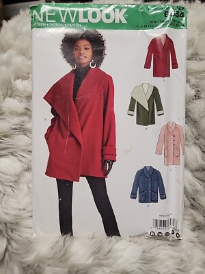 New Look 6534 Misses Jacket  Sewing Pattern Size 6-18  Uncut