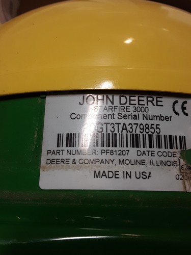 jd starfire 3000 receiver rtk