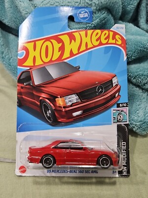 Hot Wheels '89 Mercedes-Benz 560 SEC AMG Red #82 82/250 - 2024  HW 