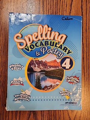 Abeka Spelling, Vocabulary, and Poetry Grade 4 (6th Edition)