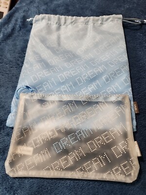 IPSY Jan 2021 - 2 piece Glam Bag Plus Blue Dream Cosmetic Case BAGS ONLY *New*