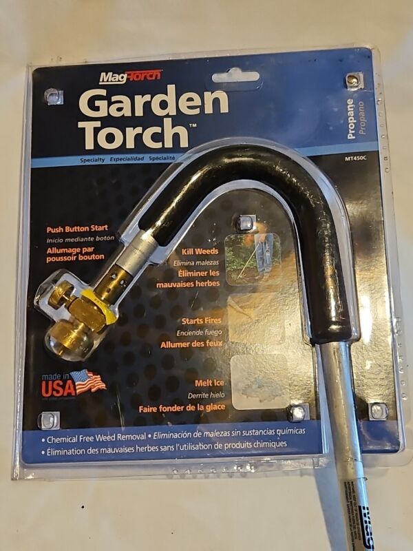 Propane Torch Weed Burner Self Lighting - Silver Mag-Torch
