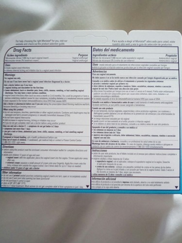 Monistat 1 QUICK & EASY!!  (Exp. 10/2019+)