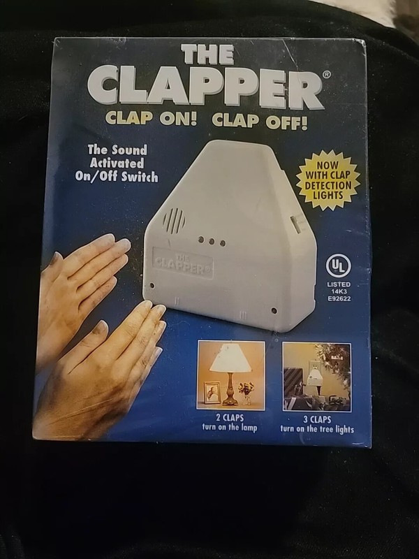 Vintage The Clapper Clap On Clap Off Sound Activated On/Off