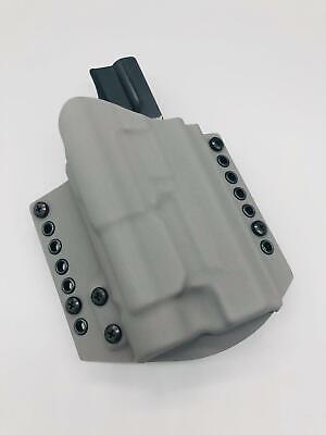Fits a Glock 17 22 w/ x300 Light - Gray Kydex OWB Outside Waistband Holster USA