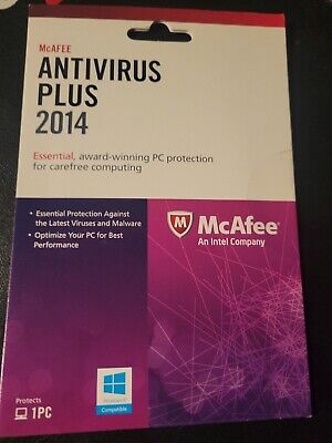 Mcafee Antivirus Plus 2014 For 1 PC