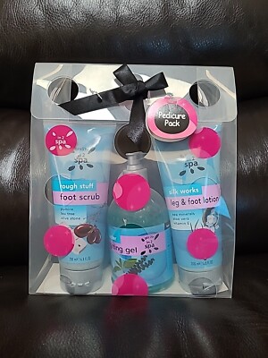 Got2b In2 Spa Pedicure Pack Foot Scrub Lotion Energizing Gel Brush Got 2 B  NEW