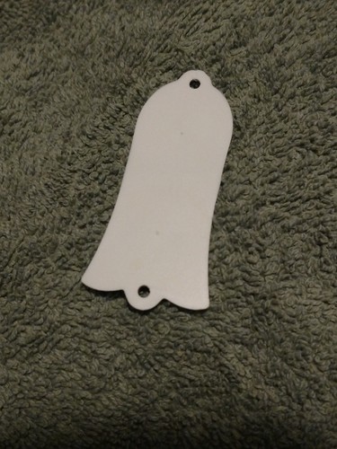GIBSON  LES PAUL SG 2 PLY black WHITE  truss rod cover FREE USA SHIPPINg