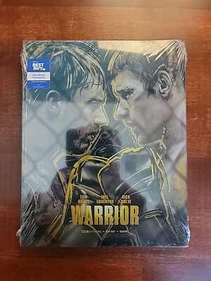 Warrior 2011 (4K UHD + Blu-ray + Digital, Tom Hardy) Steelbook *SEALED*