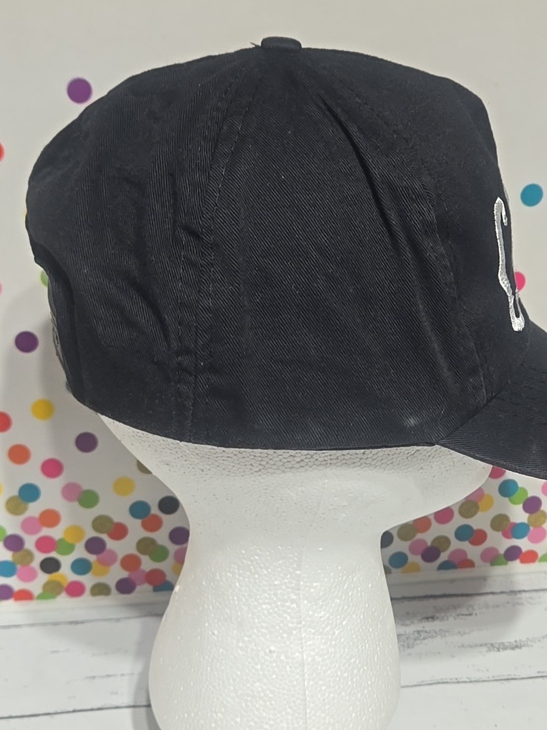 Vintage Universal Cats Musical Snapback Hat Black Adjustable Cap 