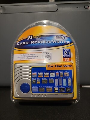 Sakar Digital Concepts CR-70R V506 21-in-1 Card Reader/Writer **NEW**