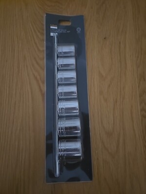 Halfords Advanced 7 Piece 1/2'' Drive Socket On Rail Set 21 - 32mm