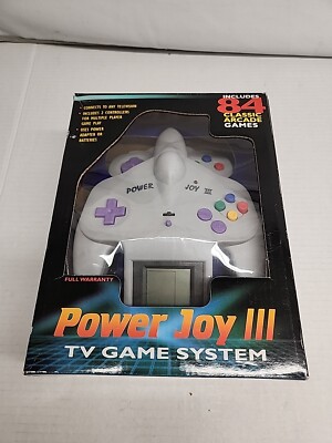 Power Joy III Classic TV Game New Sealed 84 Games Plug N  Play LCD Screen 