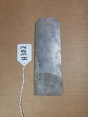 ANTIQUE VINTAGE A.D. GREENE WOOD PLANE BLADE IRON CUTTER 2-9/16'' WIDE EARLY H302