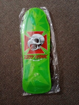 Powell Peralta Bones Brigade Series 15 Reissue Tony Hawk Skateboard Deck-Lime