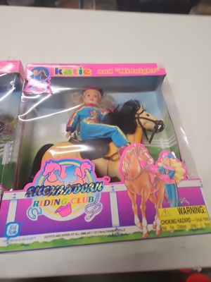 NEW & SEALED - Vintage - 1993 katie & Midnight 7.5'' Doll Horse by Kid Kore 1155