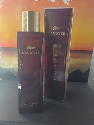 LACOSTE POUR FEMME ELIXIR EDP  WOMEN 3.0Oz/90ml NEW LAUNCHEON LMTD & RARE