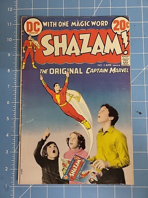 Shazam! #2 The Astonishing Arch Enemy! C. C. Beck Cover Art! DC Comics 1973