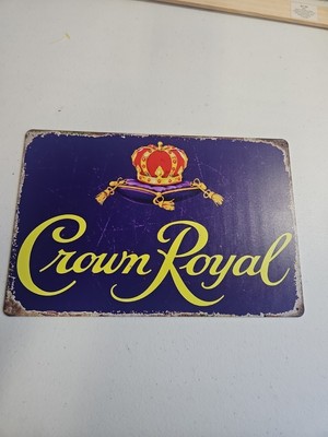 Crown Royal, Rusted 8x12 Metal Sign