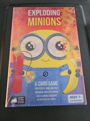Exploding Minions Special Edition Card Game by Exploding Kittens NEW & SEALED
