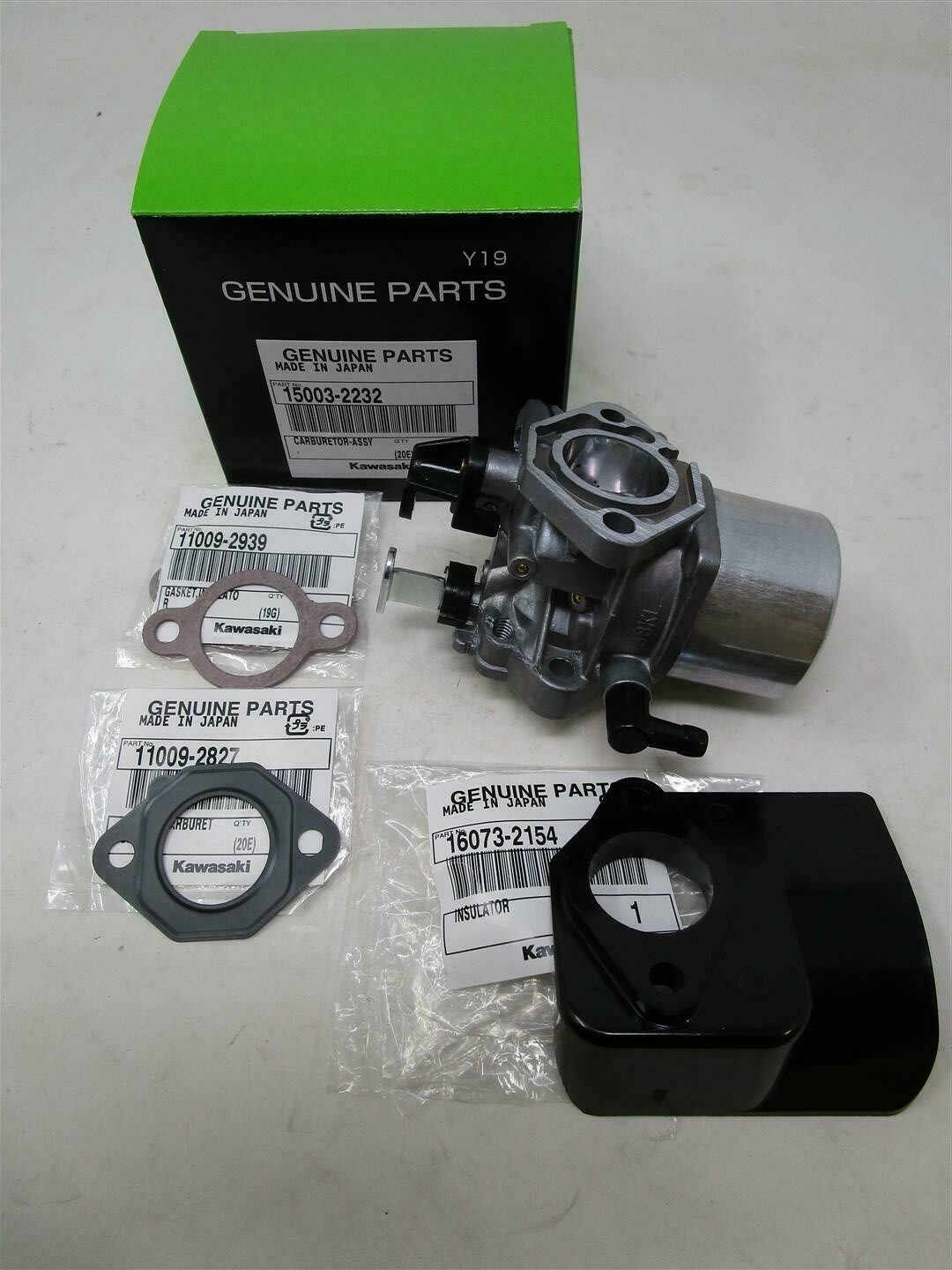Genuine Kawasaki 15003-2232 Carburetor 11009-2939 1009-2827