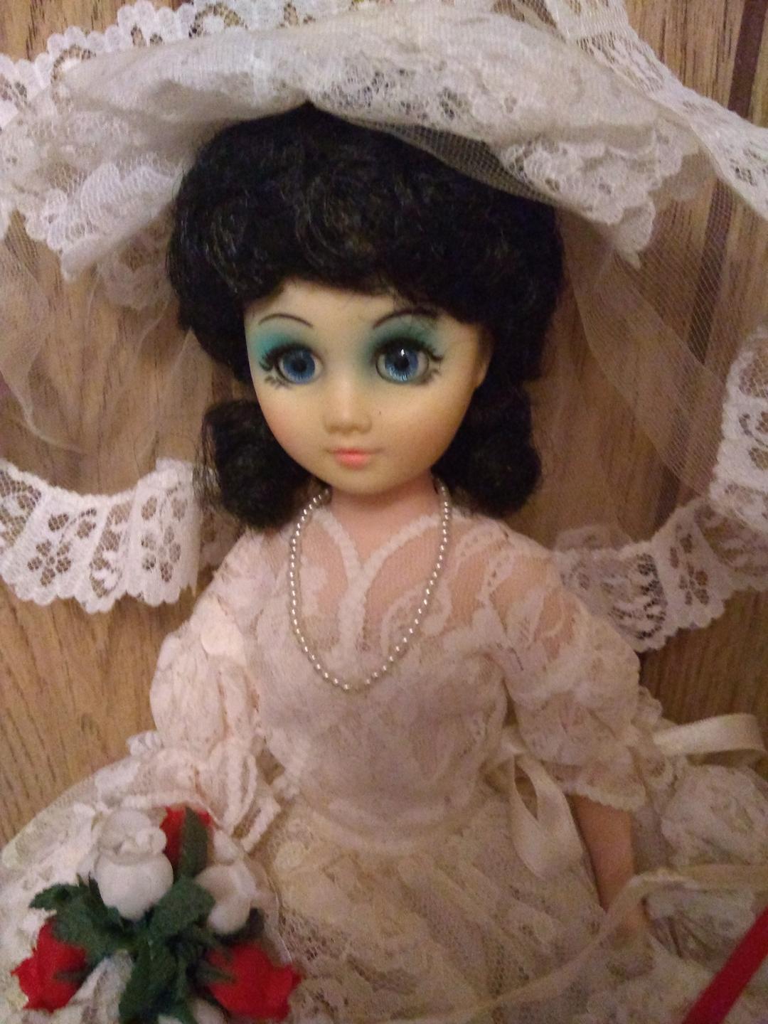 Vinyl  Bride Doll