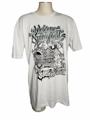 Mens XL 8103 Clothing Brand T-Shirt Welcome to Springfield Mens XL 8103 Clothing Brand T-Shirt Welcome to Springfield