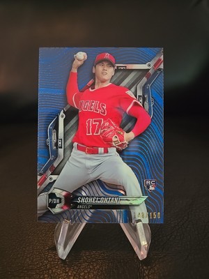 2018 Topps High Tek Shohei Ohtani Rookie Card RC Blue #/150 